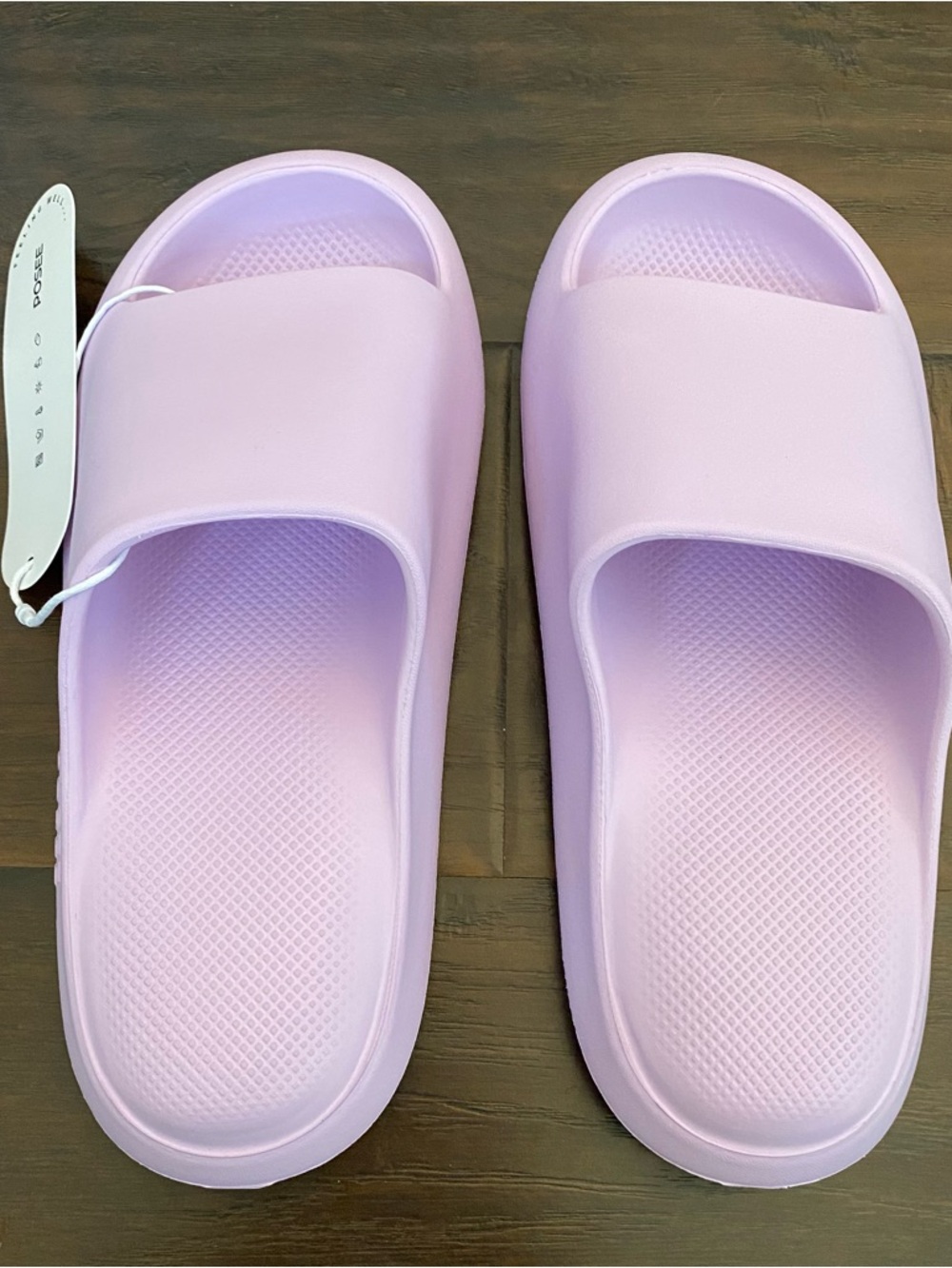 Posse rubber sliders sandals women’s size fits 9 /9.5